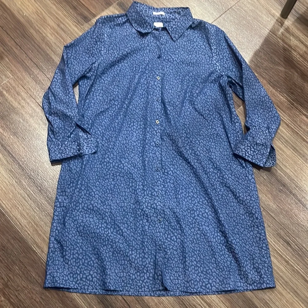 Chico’s Coolmax Shirt Dress - Picture 3 of 9